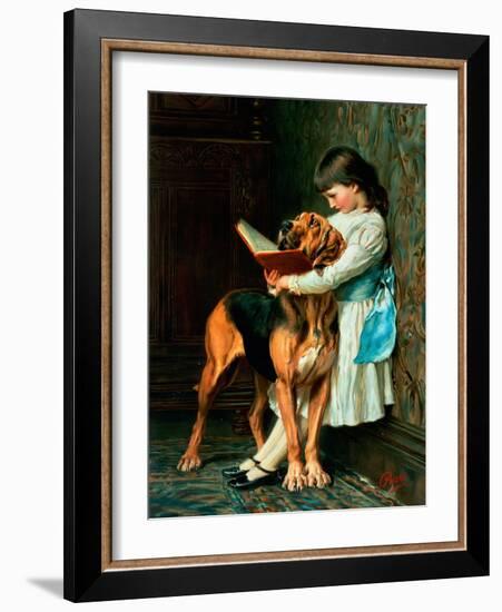 Naughty Boy or Compulsory Education-Briton Rivi?re-Framed Giclee Print