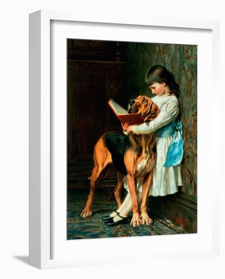 Naughty Boy or Compulsory Education-Briton Rivi?re-Framed Giclee Print