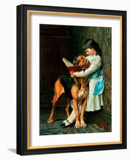 Naughty Boy or Compulsory Education-Briton Rivi?re-Framed Giclee Print