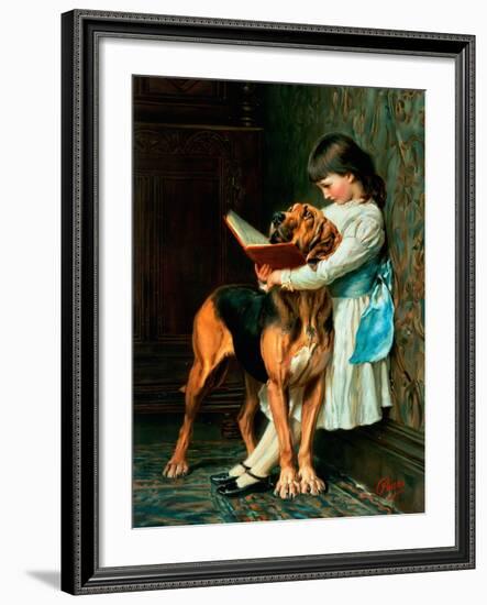 Naughty Boy or Compulsory Education-Briton Rivi?re-Framed Giclee Print