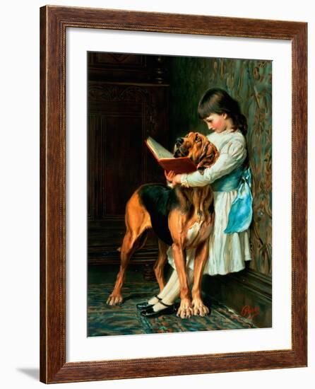 Naughty Boy or Compulsory Education-Briton Rivi?re-Framed Giclee Print