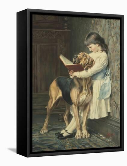 Naughty Boy!-Charles Burton Barber-Framed Premier Image Canvas