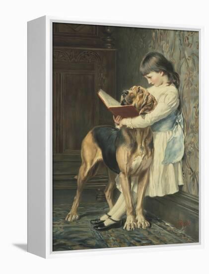 Naughty Boy!-Charles Burton Barber-Framed Premier Image Canvas