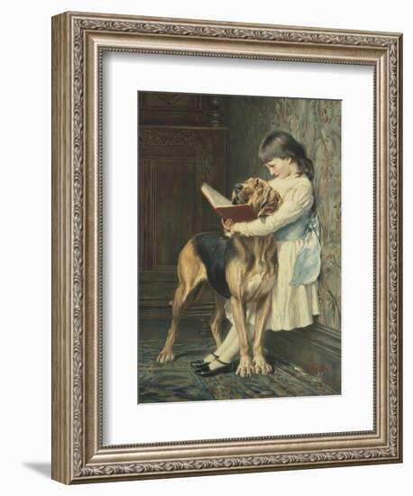 Naughty Boy!-Charles Burton Barber-Framed Giclee Print