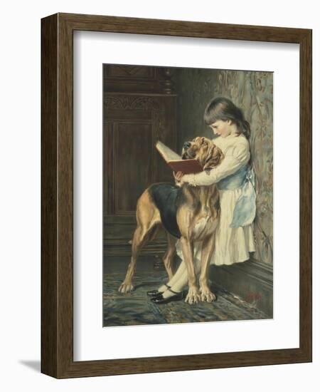 Naughty Boy!-Charles Burton Barber-Framed Giclee Print