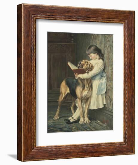 Naughty Boy!-Charles Burton Barber-Framed Giclee Print