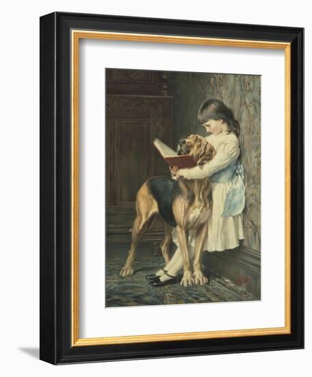 Naughty Boy!-Charles Burton Barber-Framed Giclee Print