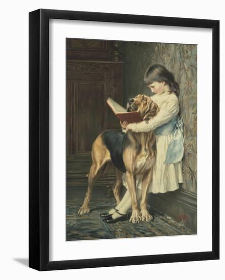 Naughty Boy!-Charles Burton Barber-Framed Giclee Print