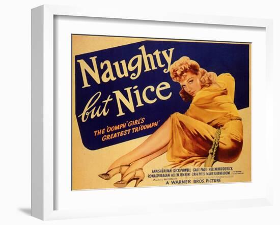 Naughty but Nice, 1939-null-Framed Art Print