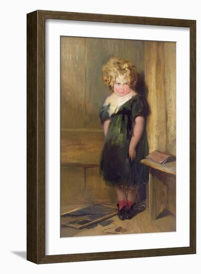 Naughty Child-Edwin Henry Landseer-Framed Giclee Print