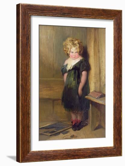 Naughty Child-Edwin Henry Landseer-Framed Giclee Print