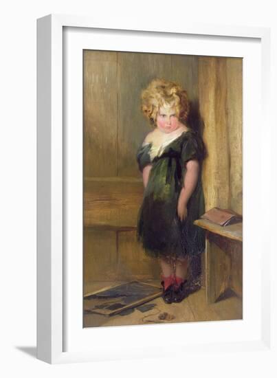 Naughty Child-Edwin Henry Landseer-Framed Giclee Print