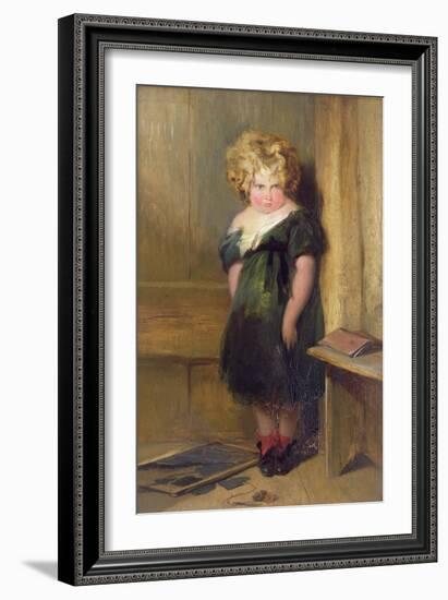 Naughty Child-Edwin Henry Landseer-Framed Giclee Print