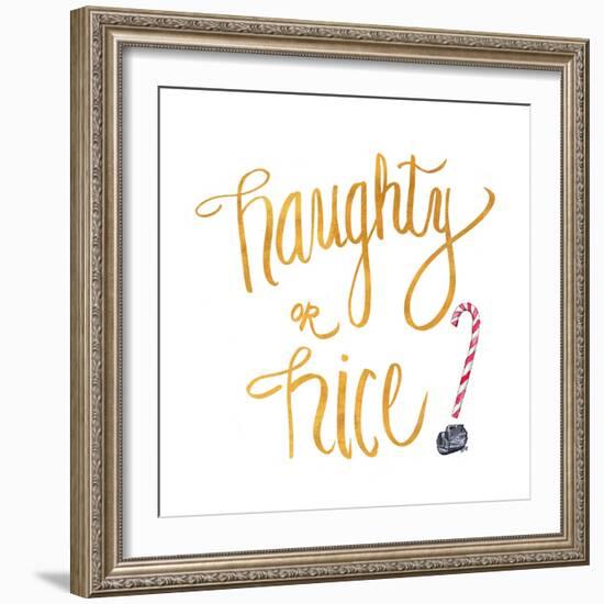 Naughty or Nice-Sd Graphics Studio-Framed Art Print