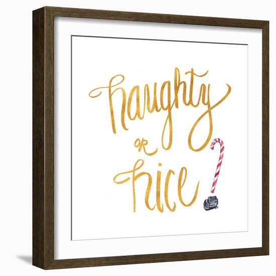 Naughty or Nice-Sd Graphics Studio-Framed Art Print