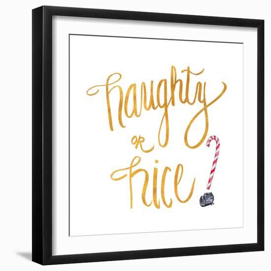 Naughty or Nice-Sd Graphics Studio-Framed Art Print