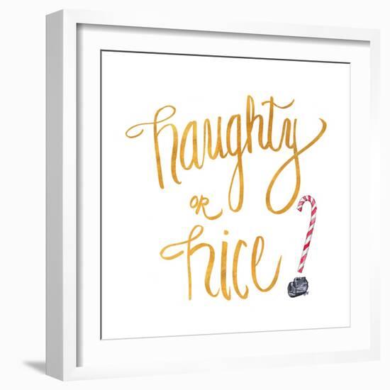 Naughty or Nice-Sd Graphics Studio-Framed Art Print