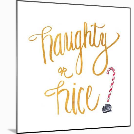 Naughty or Nice-Sd Graphics Studio-Mounted Art Print