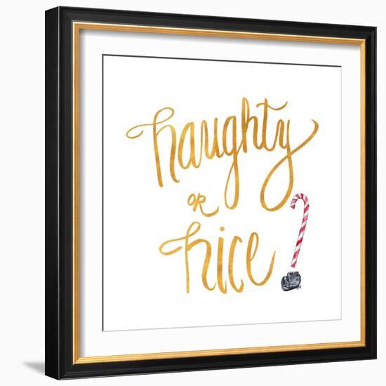 Naughty or Nice-Sd Graphics Studio-Framed Art Print