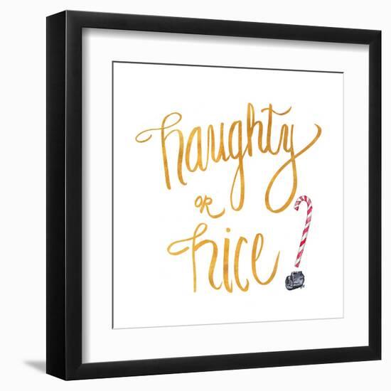 Naughty or Nice-Sd Graphics Studio-Framed Art Print