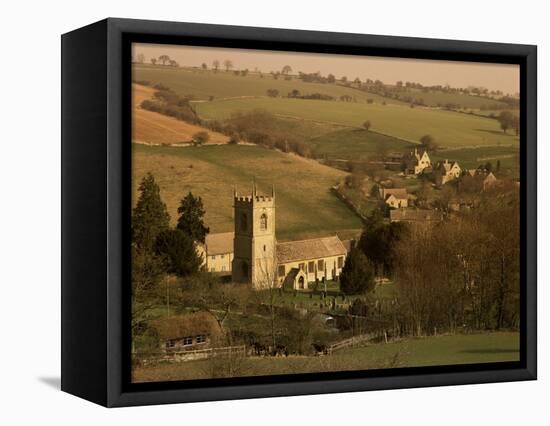 Naunton Village, Gloucestershire, the Cotswolds, England, United Kingdom-Peter Higgins-Framed Premier Image Canvas