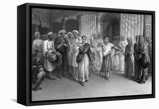 Nautch Girls, India-null-Framed Stretched Canvas