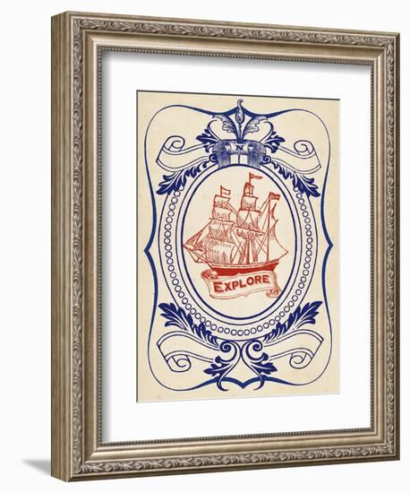 Nautical Advice 1-Z Studio-Framed Art Print