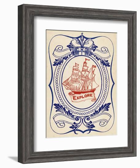 Nautical Advice 1-Z Studio-Framed Art Print