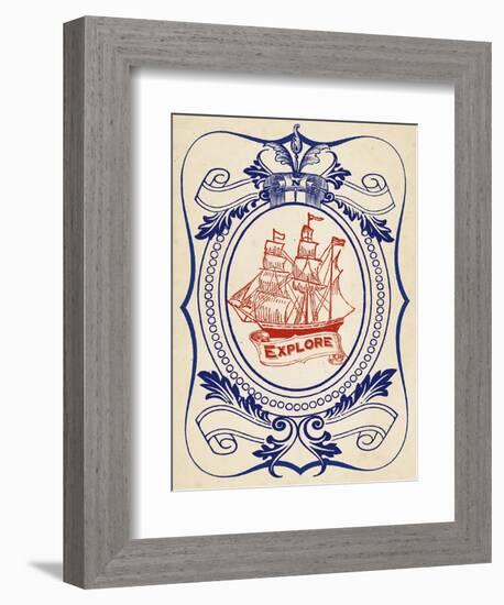 Nautical Advice 1-Z Studio-Framed Art Print