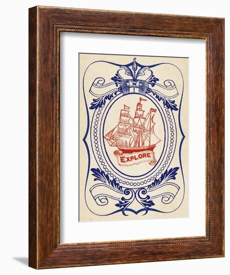 Nautical Advice 1-Z Studio-Framed Art Print