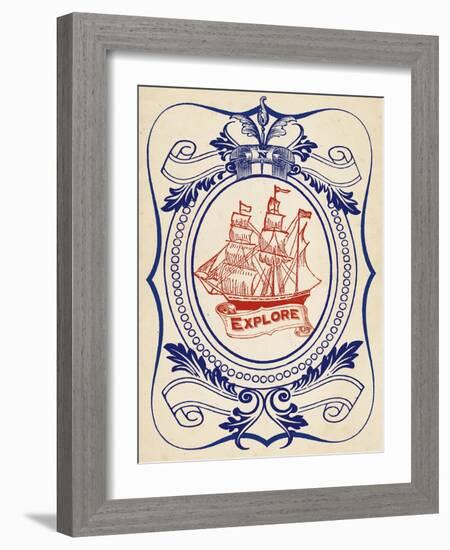 Nautical Advice 1-Z Studio-Framed Art Print