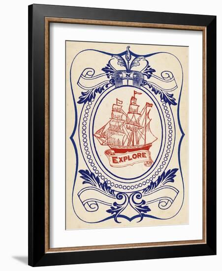 Nautical Advice 1-Z Studio-Framed Art Print