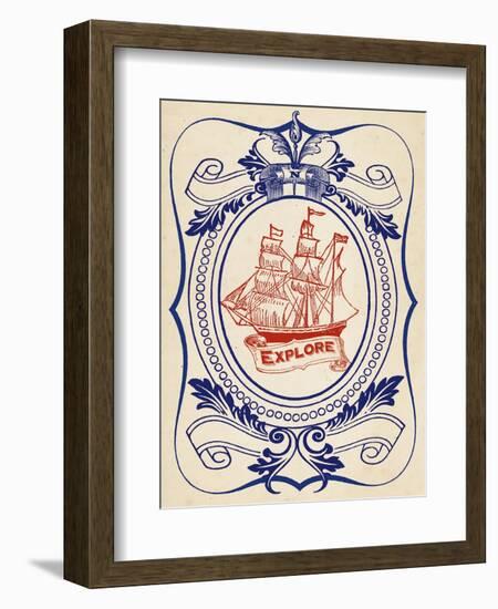 Nautical Advice 1-Z Studio-Framed Premium Giclee Print
