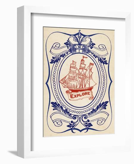 Nautical Advice 1-Z Studio-Framed Premium Giclee Print