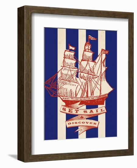 Nautical Advice 2-Z Studio-Framed Premium Giclee Print