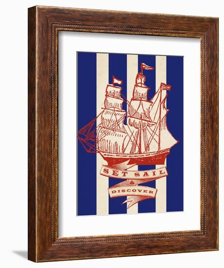 Nautical Advice 2-Z Studio-Framed Premium Giclee Print