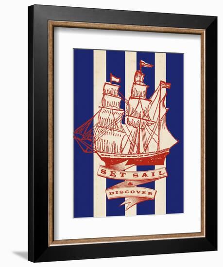 Nautical Advice 2-Z Studio-Framed Premium Giclee Print