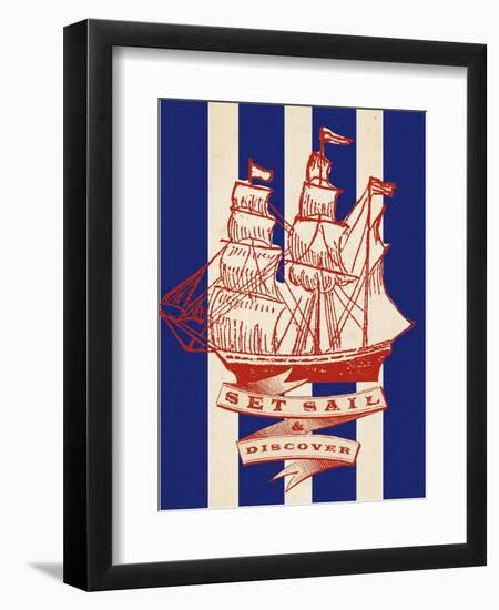 Nautical Advice 2-Z Studio-Framed Premium Giclee Print