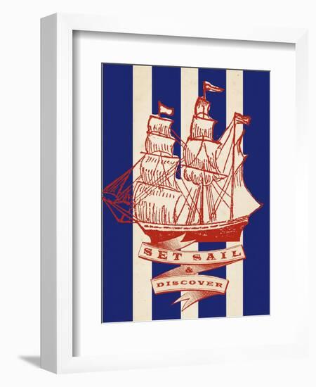 Nautical Advice 2-Z Studio-Framed Premium Giclee Print