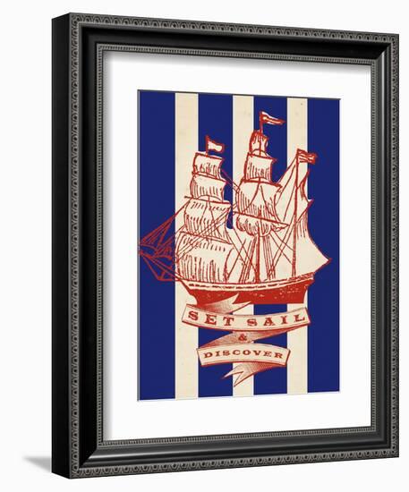 Nautical Advice 2-Z Studio-Framed Premium Giclee Print