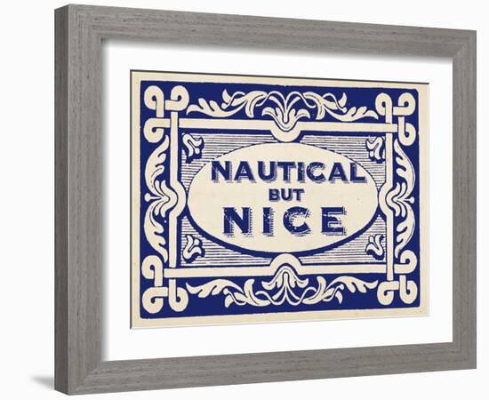 Nautical Advice 6-Z Studio-Framed Art Print