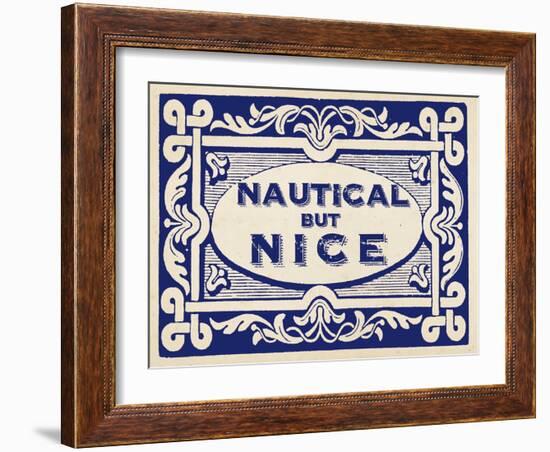 Nautical Advice 6-Z Studio-Framed Art Print