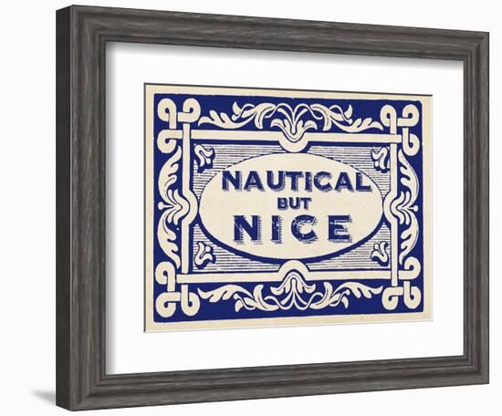 Nautical Advice 6-Z Studio-Framed Art Print