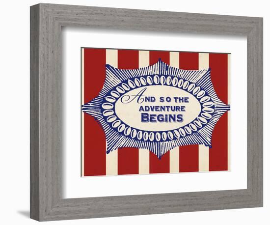 Nautical Advice 7-Z Studio-Framed Premium Giclee Print