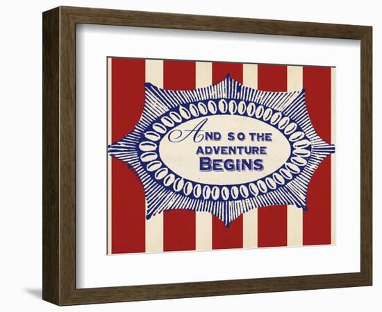 Nautical Advice 7-Z Studio-Framed Premium Giclee Print