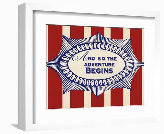 Nautical Advice 7-Z Studio-Framed Premium Giclee Print