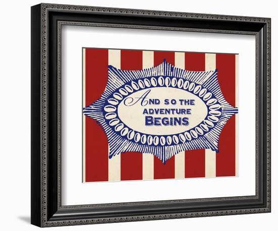 Nautical Advice 7-Z Studio-Framed Premium Giclee Print