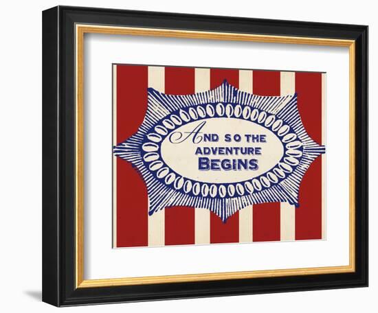 Nautical Advice 7-Z Studio-Framed Premium Giclee Print