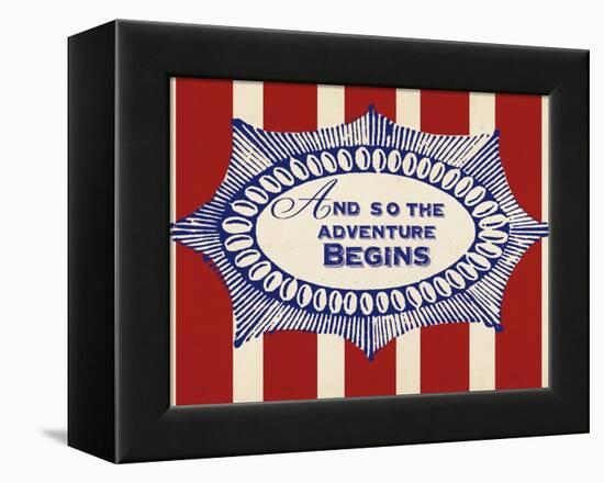 Nautical Advice 7-Z Studio-Framed Stretched Canvas