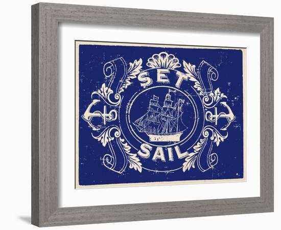 Nautical Advice 8-Z Studio-Framed Art Print
